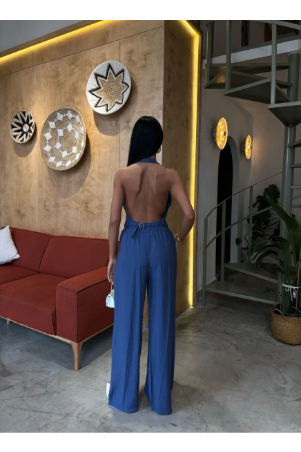 Modal Kumaş Sırt Dekolteli Takım