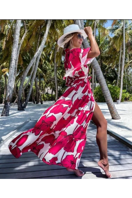 Kimono Gömlek Elbise İthal Krep Kumas