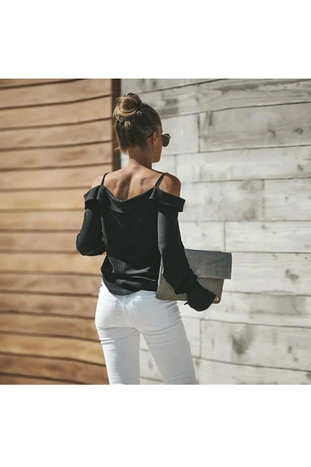 Carmen Omuz Detay Bluz