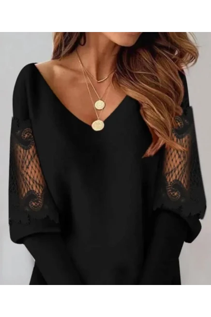 Güpür Detay Elbise