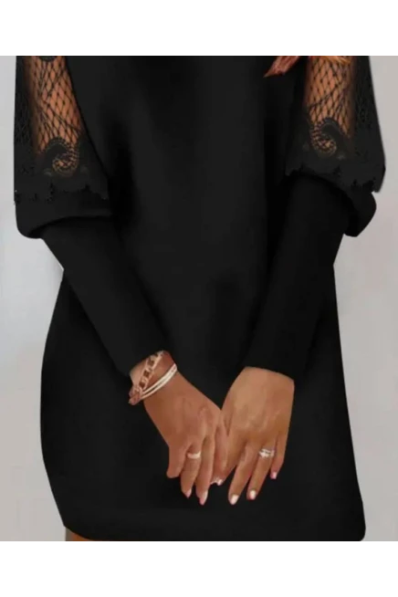 Güpür Detay Elbise