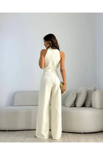 İthal Hürrem Kumaş Bağlama Detay Tulum