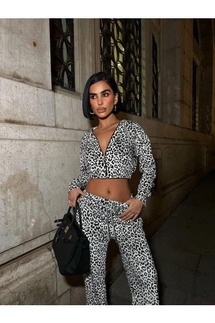 Kadife Taş Dizayn Eşofman Takım