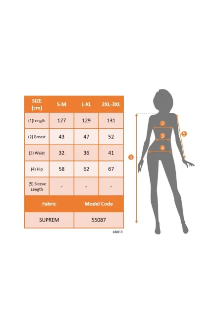 Kadın Beli Gipeli Etnik Desen Sıfır Kol Süprem Elbise, 31184