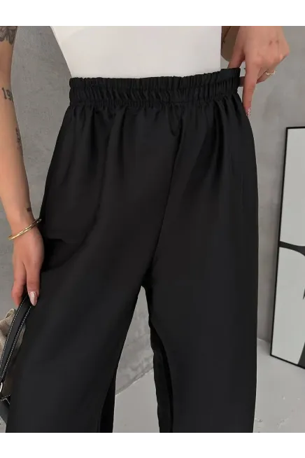 Kadın Şalvar Pantolon – Yüksek Bel Lastikli Bol Pantolon