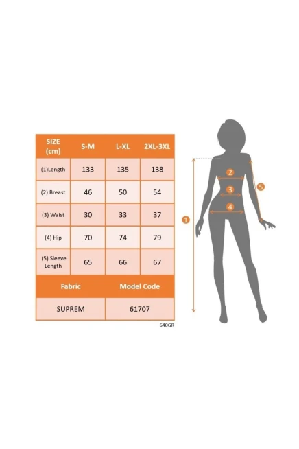 Kadın Uzun Kollu Kruvaze Yakalı Beli Kuşaklı Desenli Süprem Maxi Elbise