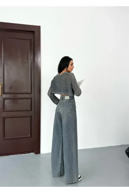 Likrasız Baggy Jeans