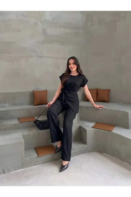 Siyah Yarım Kol Tarak Boşluğu Takım