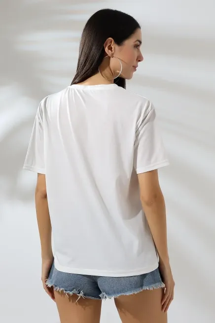 Arizona Baskılı Oversize T-Shirt-cln1011-bysyh