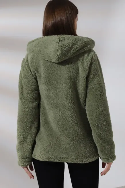 Fermuarlı Polar Sweat-plrsw-123-yysl