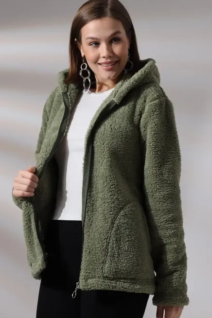 Fermuarlı Polar Sweat-plrsw-123-yysl