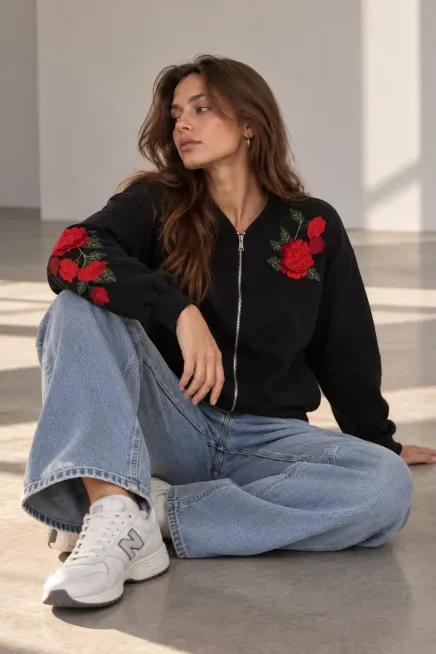 Rosalie Nakışlı Ceket