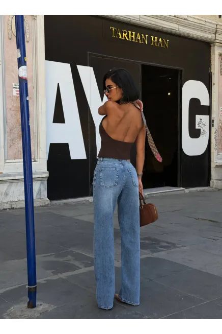 Tik Likra Wide Leg Jeans