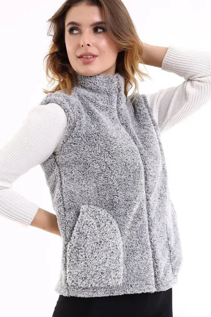 Welsoft Polar Yelek-wlsft101-gri