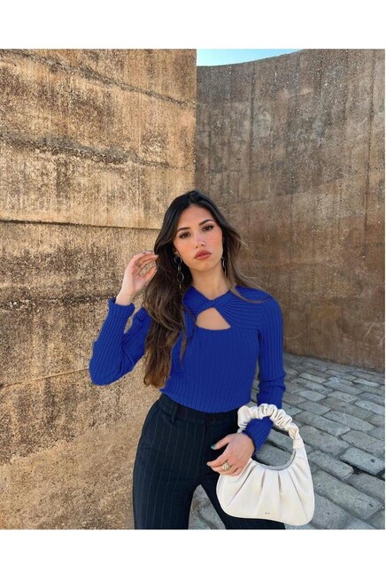 Yeni Sezon Göğüs Dekolteli MG Bluz