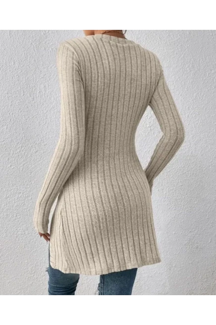 Düğmeli Kaşkorse Tunik&Bluz