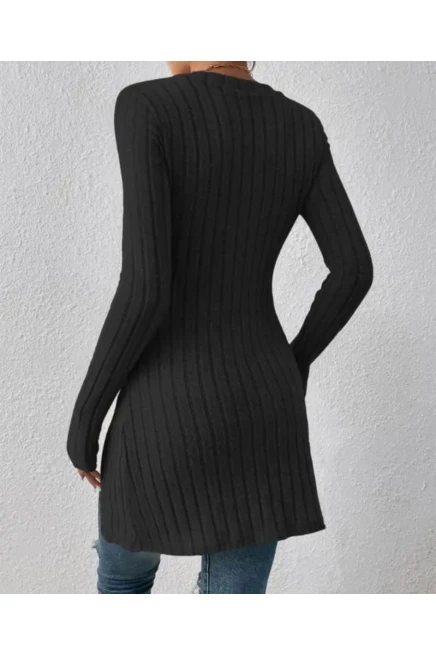 Düğmeli Kaşkorse Tunik&Bluz