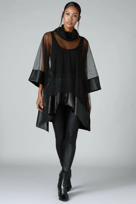 Tül Tunik Bluz