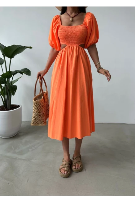 Z@R@ Model Beli Açık Gipeli Elbise