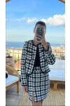 CHNL Kumaş Etek Ceket Takım