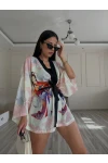 İthal Crep Kumaş Kimono