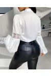 Jessıka Kumaş Güpür Detaylı Gömlek