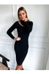 Omuz Dekolteli Kaşkorse Elbise
