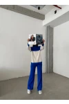 Rahat Kalıp Çift Renkli Triko Takım