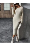 Sırt Tasarım Triko Elbise