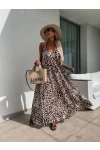 Süprem Kumaş Leopr Desen Elbise ** ÖN SİPARİŞTEDİR 16 TEMMUZ KARGO ÇIKIŞLIDIR**