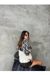 Triko Etnik Desen Kazak