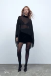 Z@R@ Model Tül Bluz