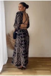 Z@r@ Model Sırt Lastik Maxi Elbise