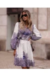 Zmmrmn Desen Elbise  İthal Jessica Kumas
