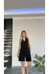 İthal Atlas Kuma Yelekli Şortlu Takım