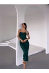 Ayarlanabilir Askılı Elbise Yeşil