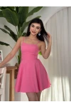 Pole İp Askılı Elbise Pembe